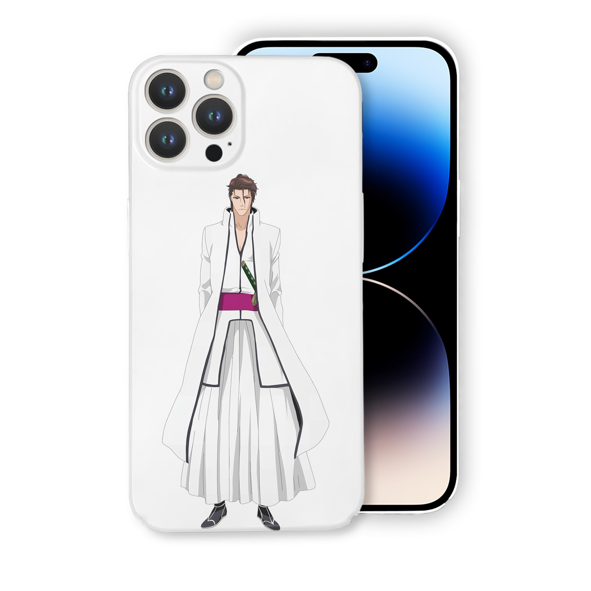 （画像用） ブリーチ 藍染 惣右介（あいぜん そうすけ） BLEACH Aizen Sousuke 【iPhone 14シリーズ対応】ハードケース